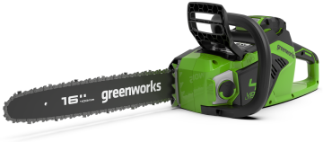 Цепная пила аккумуляторная GREENWORKS  GD40CS18, 40V, 40 см, бесщеточная,  без аккумулятора и ЗУ
