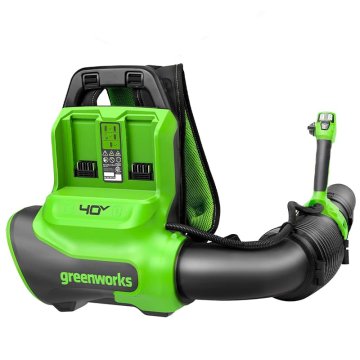 Ранцевая воздуходувка аккумуляторная GREENWORKS GD40BPG2, 40V, бесщеточный