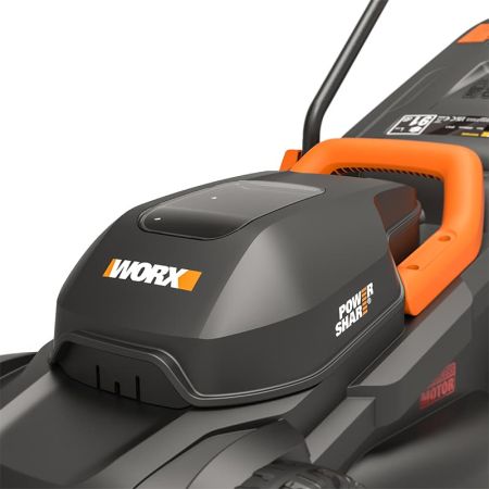 Газонокосилка WORX WG730E.9 20V 30см аккумуляторная бесщеточная, 1 аккумулятор 4 Ач + зарядное устройство