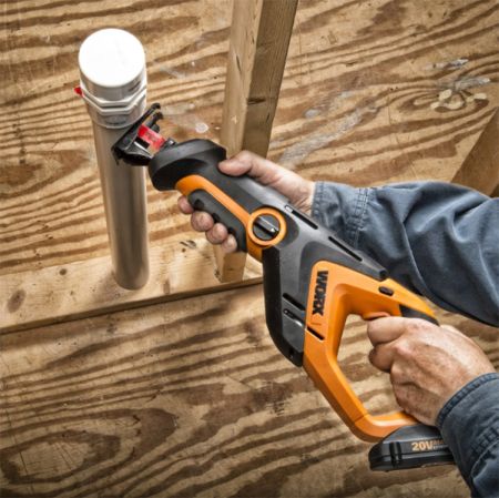 Сабельная пила WORX WX508.9 аккумуляторная 20V, Без аккумулятора и зарядного устройства