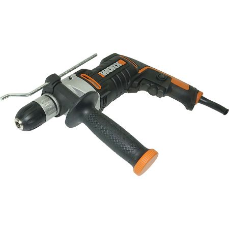 Дрель-шуруповерт ударная WORX WX318 электрическая 220V, 810Вт, в кейсе, Без аккумулятора и зарядного устройства