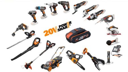 Комплект WORX WA3610: 2 Аккумулятора на 2 Ач + двойное зарядное устройство 2А+2А
