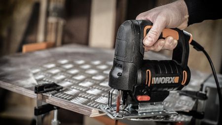 Лобзик WORX WX477.1 электрический 220V, 500Вт, в кейсе