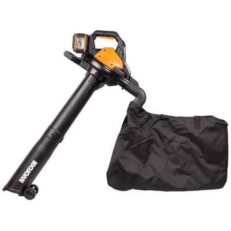 Воздуходув-пылесос аккумуляторный WORX WG583E.9, 40В, бесщеточный, Без аккумулятора и зарядного устройства