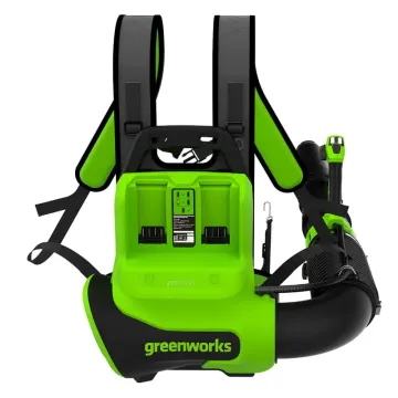 Ранцевая воздуходувка аккумуляторная GREENWORKS GD40BPG2, 40V, бесщеточный