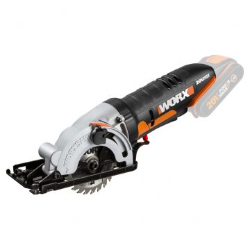 Дисковая пила WORX WX527.9 аккумуляторная 20V, 85мм, 1 аккумулятор 2 Ач + зарядное устройство