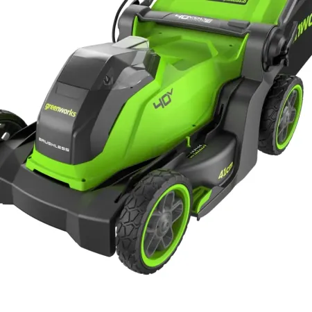Газонокосилка аккумуляторная GREENWORKS GD40LM411, 40V, бесщеточная, 41 см, (2521007)
