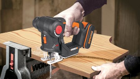 Лобзик – сабельная пила 2-в-1 WORX Axis WX550.9 аккумуляторный 20V, Без аккумулятора и зарядного устройства