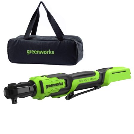 Гайковерт-трещотка GREENWORKS GD24RW 24V 3804007 (1/2") бесщеточная аккумуляторная