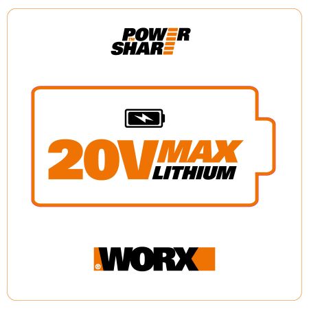 Аккумулятор WORX WA3645, 20В на 5 Ач
