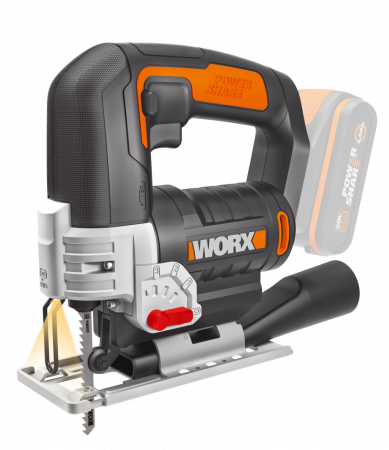 Лобзик WORX WX543.9 аккумуляторный 20V