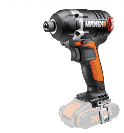 Винтоверт WORX BL WX292.9 аккумуляторный 20V, 175Нм, бесщеточный, 2 аккумулятора по 2 Ач + зарядное устройство, в кейсе