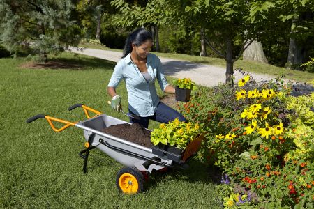 Садовая тележка WORX WG050 Aerocart