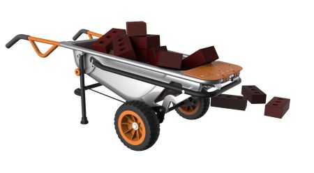 Садовая тележка WORX WG050 Aerocart