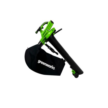 Воздуходув-Садовый Пылесос аккумуляторный GREENWORKS GD40BVII, 40V, бесщеточный