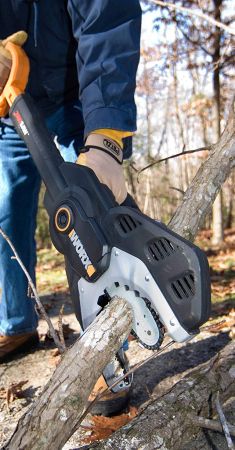 Цепная пила безопасная аккумуляторная WORX JawSaw WG329E.9, 20В, 15 см, 1 аккумулятор 2 Ач + зарядное устройство