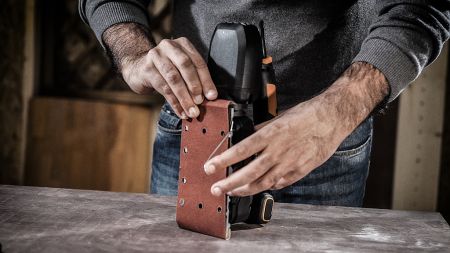 Виброшлифмашина WORX WX641 электрическая 220V, 250Вт