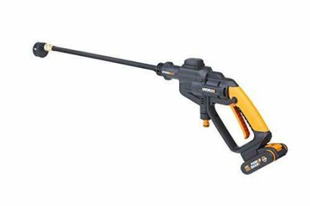 Мойка высокого давления WORX HydroShot WG620E, аккумуляторная, 20V, 24 бар, с АКБ на 2Ач и ЗУ, 1 аккумулятор 2 Ач + зарядное устройство