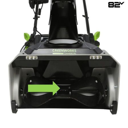 Снегоуборщик аккумуляторный GREENWORKS 82SN22, 82V, Арт. 2603307, 56 см, бесщеточный