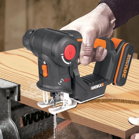 Лобзик – сабельная пила 2-в-1 WORX Axis WX550.9 аккумуляторный 20V, Без аккумулятора и зарядного устройства