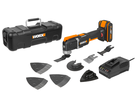 Реноватор WORX WX696.9 Sonicrafter, аккумуляторный 20V, Без аккумулятора и зарядного устройства