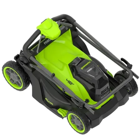 Газонокосилка аккумуляторная GREENWORKS GD24X2LM411 ,  2х24V, 41 см, бесщеточная (2520907)