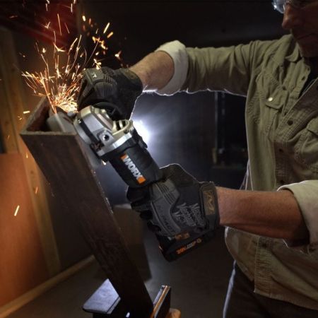 Угловая шлифмашина WORX WX812.9 аккумуляторная 20V, 125мм, бесщеточная, Без аккумулятора и зарядного устройства