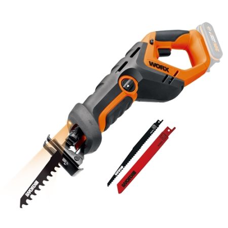 Сабельная пила WORX WX508.9 аккумуляторная 20V, Без аккумулятора и зарядного устройства