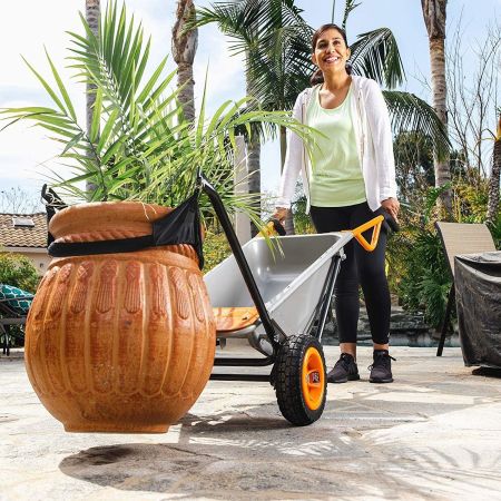 Садовая тележка WORX WG050 Aerocart