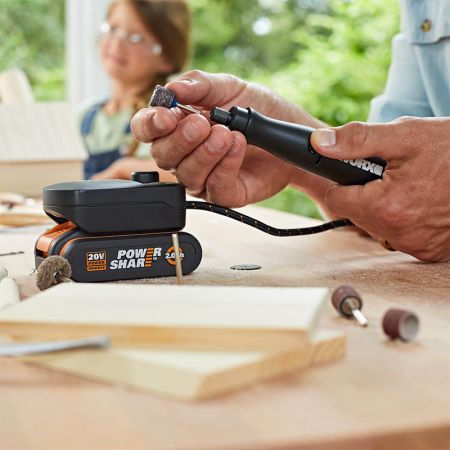 Адаптер WORX WA7160 20V для MAKER X без USB, Без аккумулятора и зарядного устройства