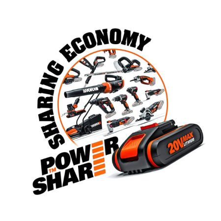 Аккумулятор WORX WA3645, 20В на 5 Ач