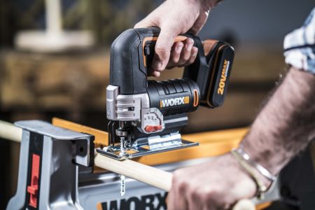Лобзик WORX WX543.9 аккумуляторный 20V, Без аккумулятора и зарядного устройства