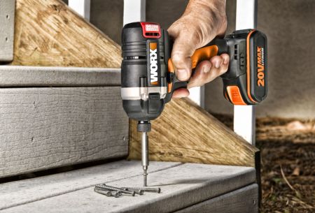 Винтоверт WORX BL WX292.9 аккумуляторный 20V, 175Нм, бесщеточный, 2 аккумулятора по 2 Ач + зарядное устройство, в кейсе
