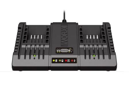 Комплект WORX WA3610: 2 Аккумулятора на 2 Ач + двойное зарядное устройство 2А+2А