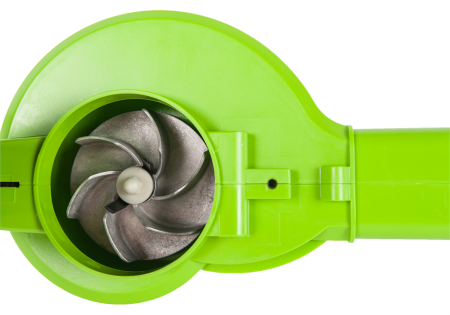 Воздуходув-садовый пылесос электрический GREENWORKS GBV2800, 2800W