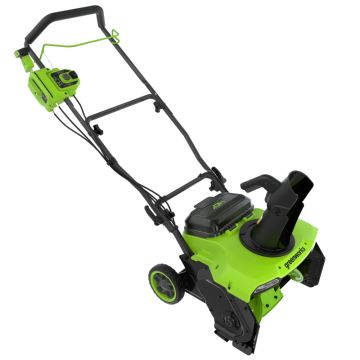 Снегоуборщик аккумуляторный бесщеточный Greenworks GD40STX2, 40V, 51 см,(2603407)