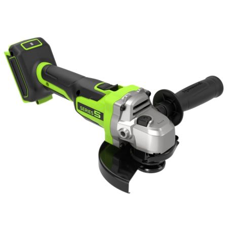 Угловая шлифовальная машина акк. GREENWORKS AG590, 24V, б/щет, 125 мм, 8500 об/мин, Anti-Kickback 