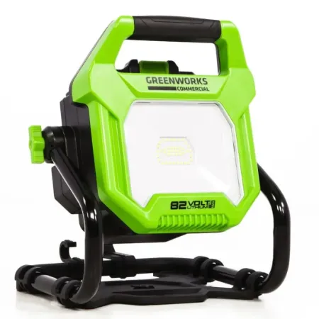 LED-прожектор GREENWORKS G82WLH с гибридным питанием, 82V / 220V, 1250/2500 лм, без аккумулятора и ЗУ