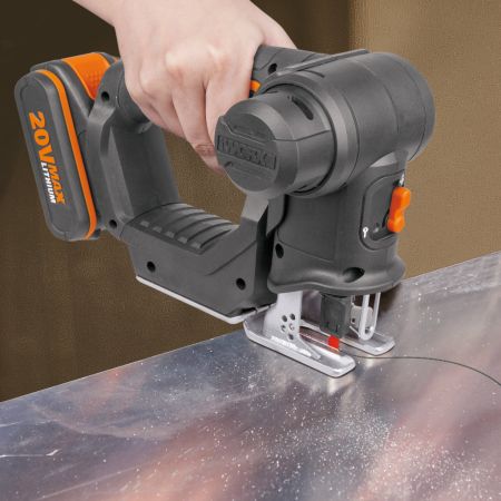 Лобзик – сабельная пила 2-в-1 WORX Axis WX550.9 аккумуляторный 20V, Без аккумулятора и зарядного устройства