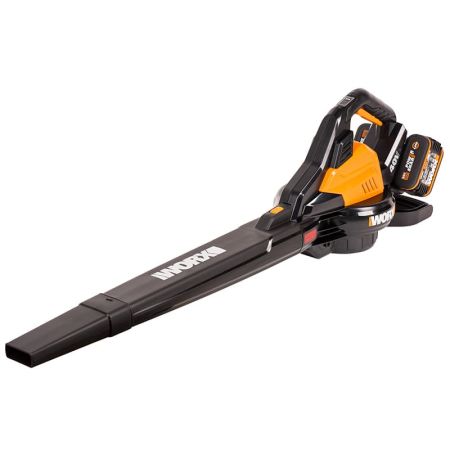 Воздуходув-пылесос аккумуляторный WORX WG583E.9, 40В, бесщеточный, Без аккумулятора и зарядного устройства