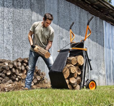 Садовая тележка WORX WG050 Aerocart
