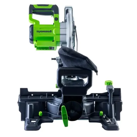 Торцовочная пила GREENWORKS GD24MS216, 24V, бесщеточная, с протяжкой, арт. 1501707, без АКБ и ЗУ (1501707)