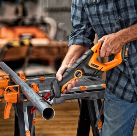 Сабельная пила WORX WX508.9 аккумуляторная 20V, Без аккумулятора и зарядного устройства