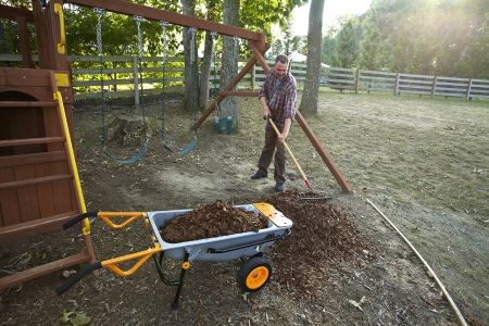Садовая тележка WORX WG050 Aerocart