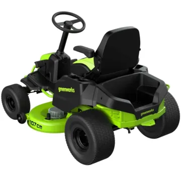 Трактор садовый аккумуляторный GREENWORKS GC82LT107, 82V, без АКБ и ЗУ (7404507)