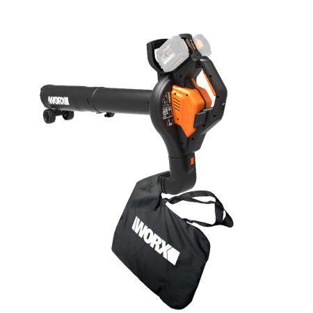 Воздуходув-пылесос аккумуляторный WORX WG583E.9, 40В, бесщеточный, Без аккумулятора и зарядного устройства