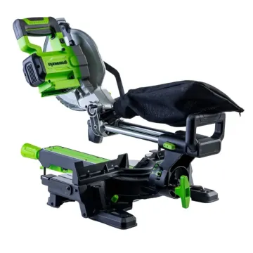 Торцовочная пила GREENWORKS GD24MS216, 24V, бесщеточная, с протяжкой, арт. 1501707, без АКБ и ЗУ (1501707)