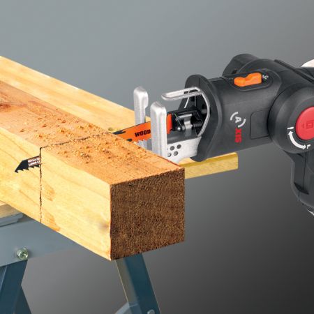 Лобзик – сабельная пила 2-в-1 WORX Axis WX550.9 аккумуляторный 20V, Без аккумулятора и зарядного устройства