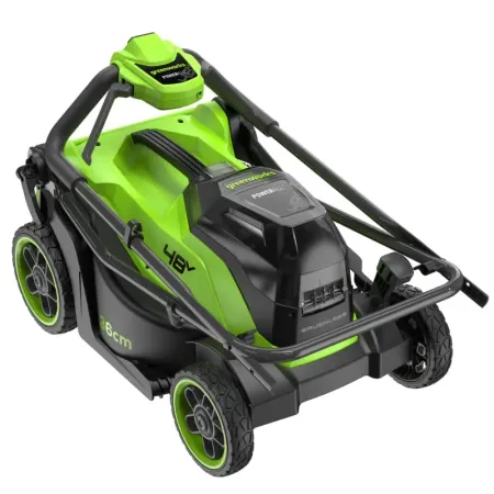Газонокосилка аккумуляторная GREENWORKS GD24X2LM361,  2х24V, 36 см, бесщеточная, бесщеточная (2520707)